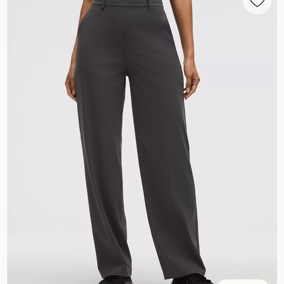 Lululemon NWT Daydrift High-Rise Straight-Leg Trouser Regular M Graphite Grey - Picture 9 of 14